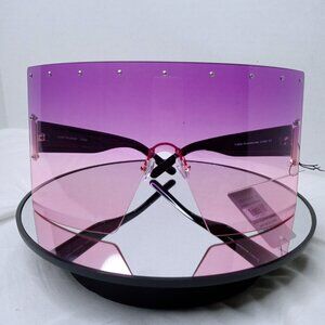 Fashion Pink/Purple Shield Sunglasses